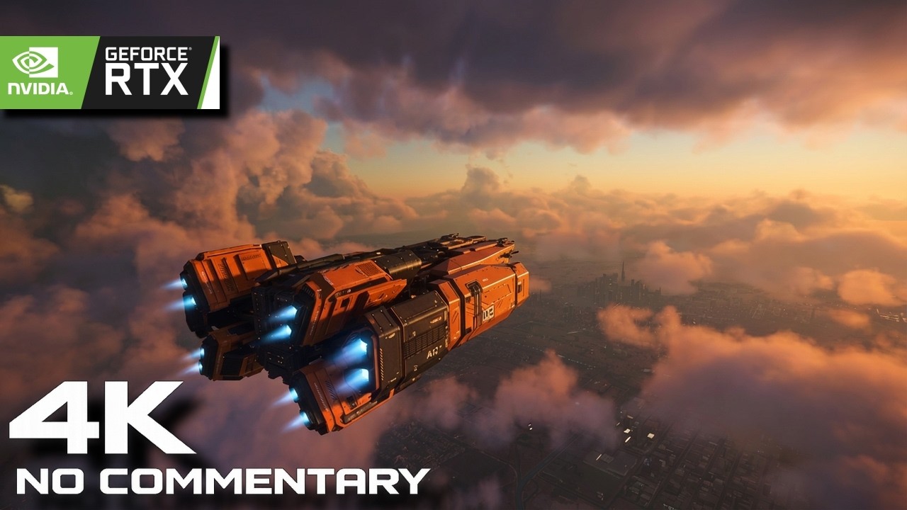 The Most Realistic Cloud Flight Ever | Star Citizen 4K