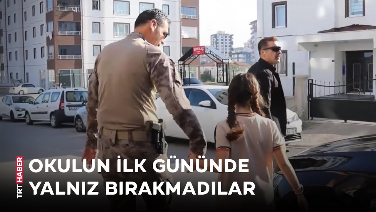 Emniyet Müdürü Aydın, şehit kızını makam aracıyla okula bıraktı