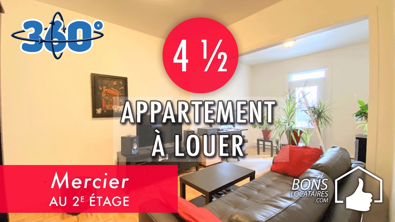 Appartement à louer - Visite virtuelle - Apartment Tour - Mercier/Hochelaga-Maisonneuve 4 1/2