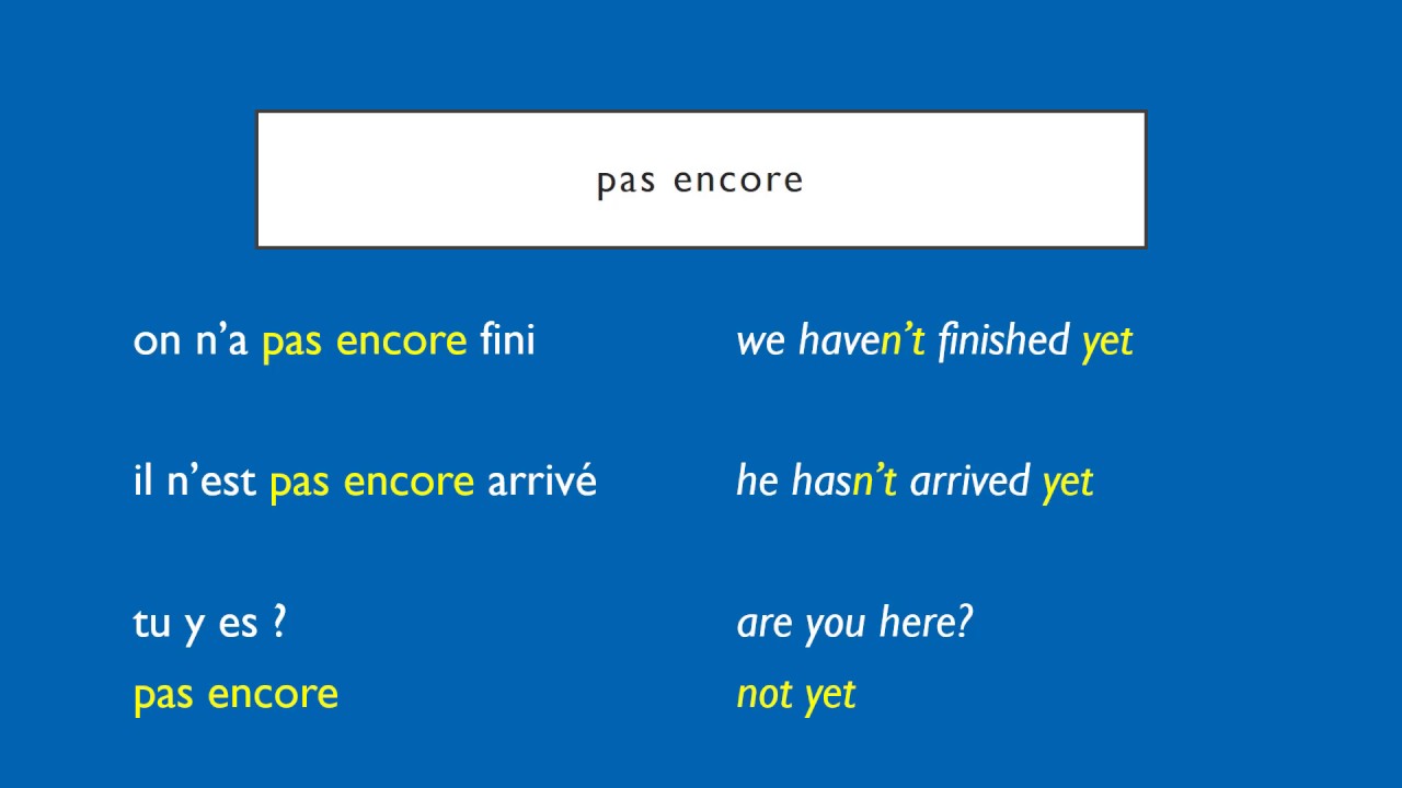 French Negatives | Negative Expressions