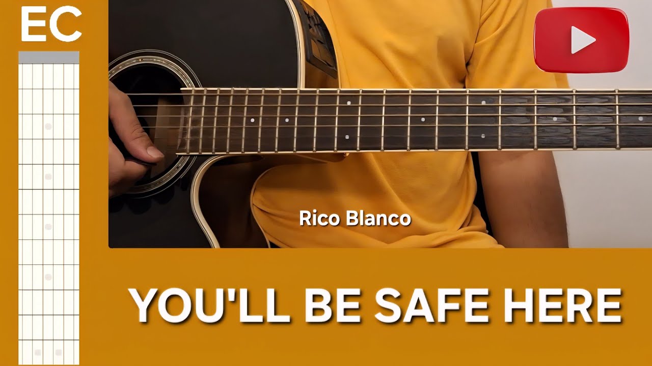 You'll Be Safe Here | EC Guitar Tutorial | Rico Blanco 