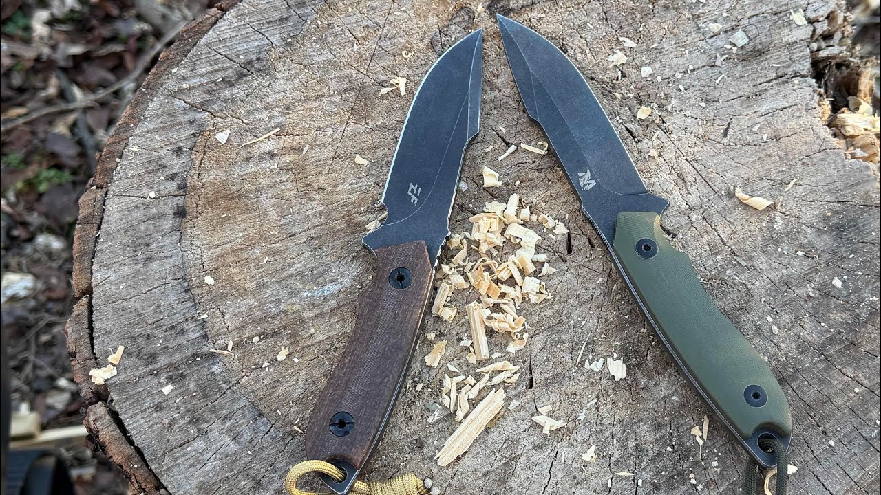 Friday knife fight #2 - Eafengrow EF130 vs Odenwolf Ambulo #knifestuffwedo #knifetest #budgetknives 