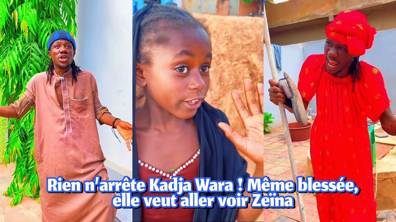 Rien n’arrête Kadja Wara ! Même blessée, elle veut aller voir Zeïna 🔥🤣