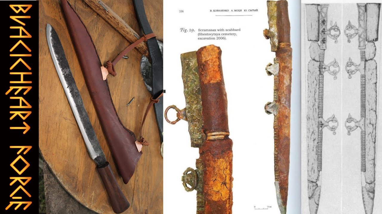 Viking Seax Sheath Build: Suspension System and Copper Hardware