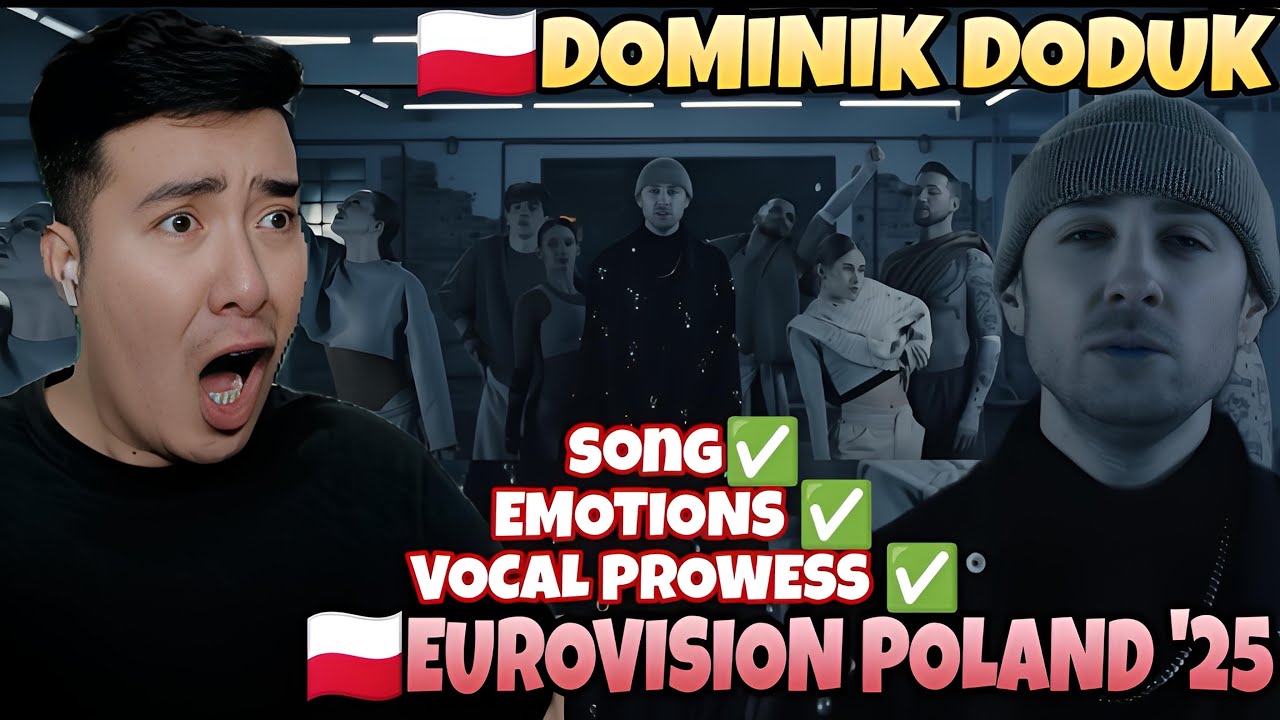 🇵🇱 Dominik Dudek - Hold The Light | Eurovision POLAND 2025 | REACTION