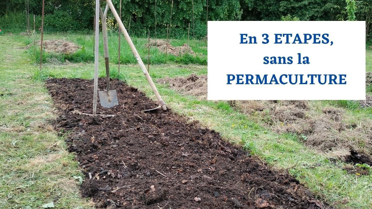 DÉMARRER un POTAGER en 3 ETAPES sans la PERMACULTURE