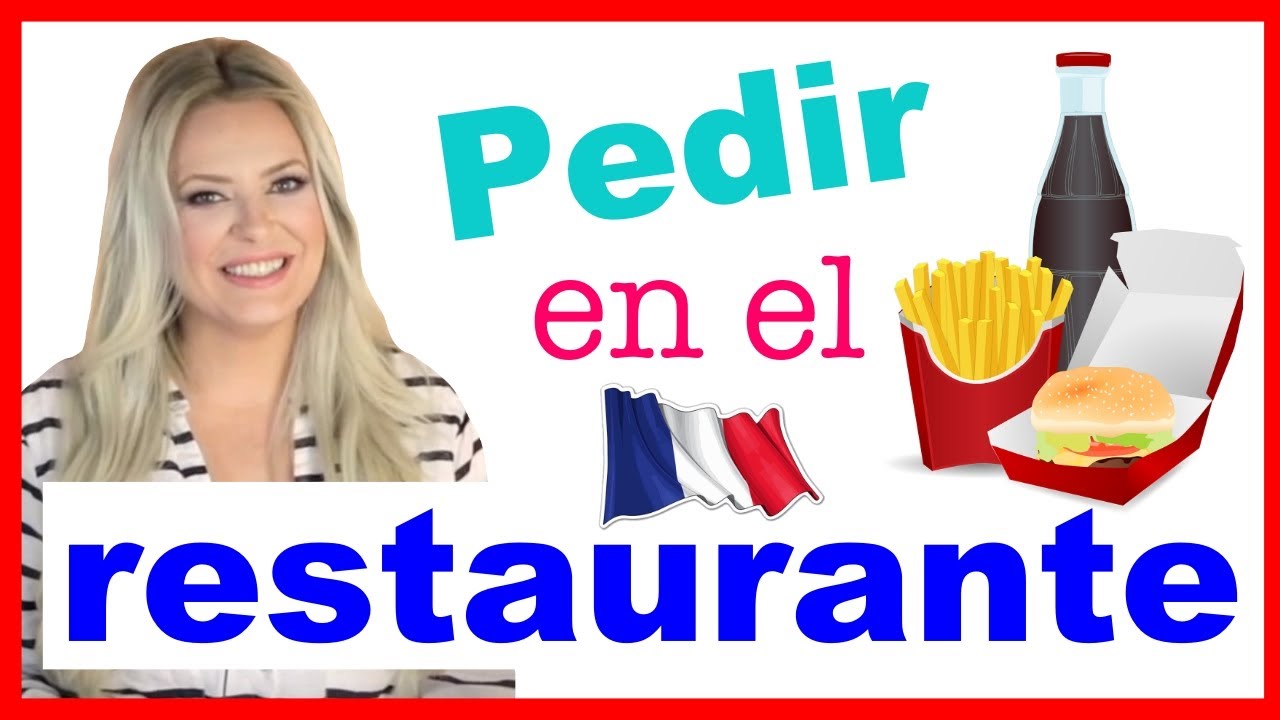 EN EL RESTAURANTE 🇫🇷 aprende francés fácil🍟 30 COSAS