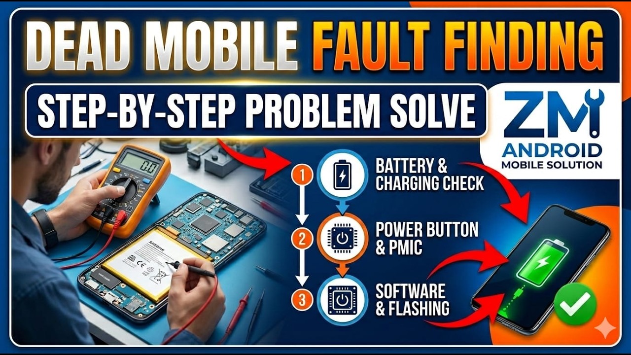 DEAD MOBILE FAULT FINDINGSTEP BY STEP REPAIR PROBLEM SOLVE
