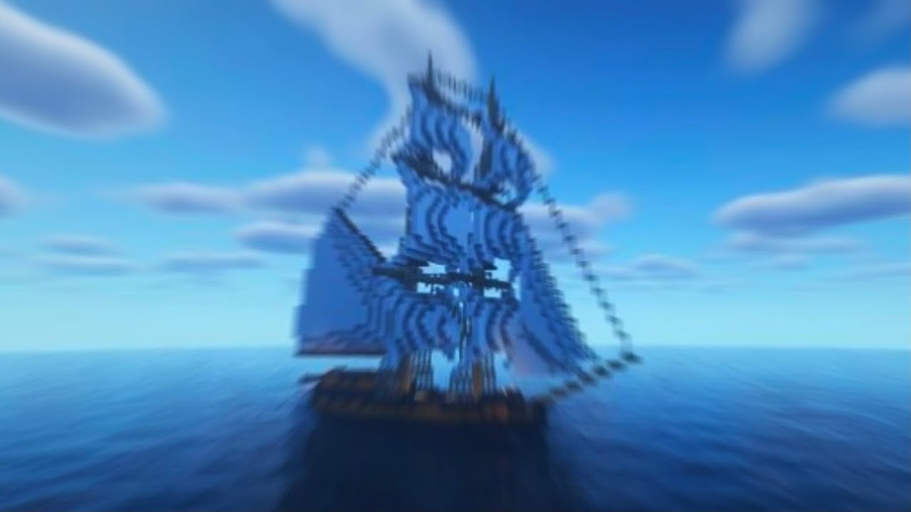 Minecraft Timelapse: HMS Interceptor (Pirates of the Caribbean)
