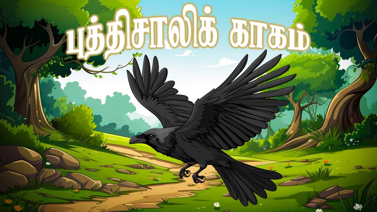 புத்திசாலி காக்கா மற்றும் தண்ணீர் பானை