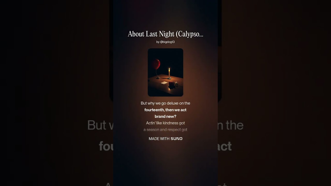 About Last Night (Calypso) (Male) | Verman Bedessee and BDC A.I.M. Band