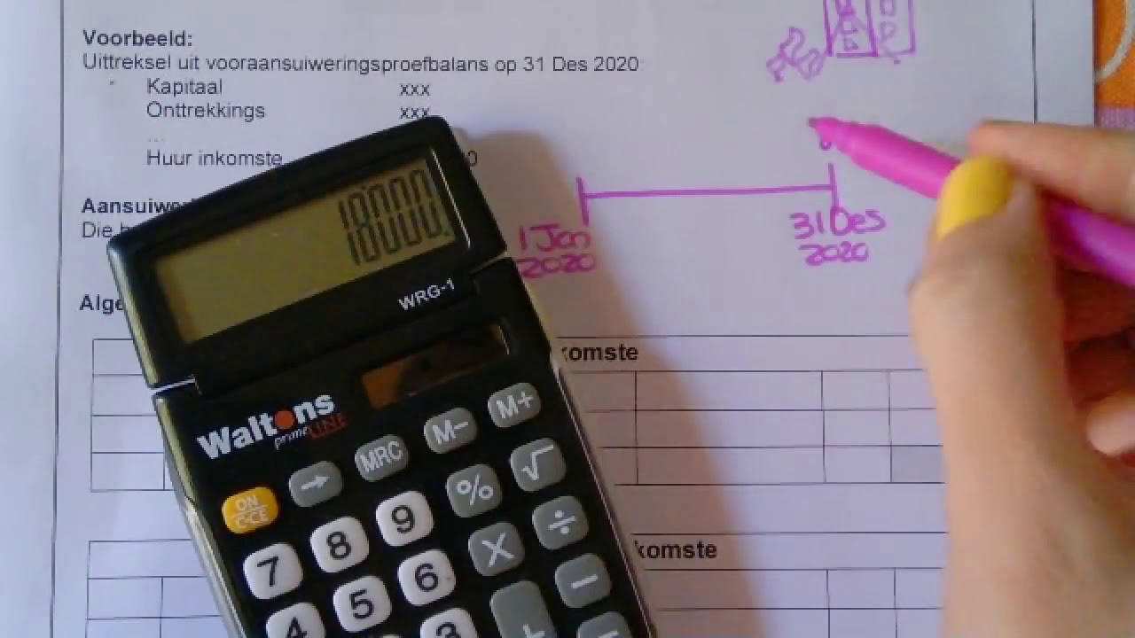Gr 10 Vooruitontvangde Inkomste Voorbeeld