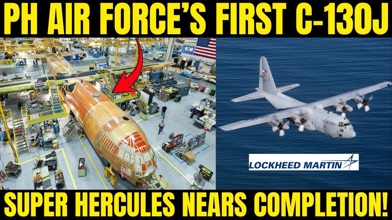 Первый самолет C-130J Super Hercules ВВС Филиппин: первый самолет практически готов.