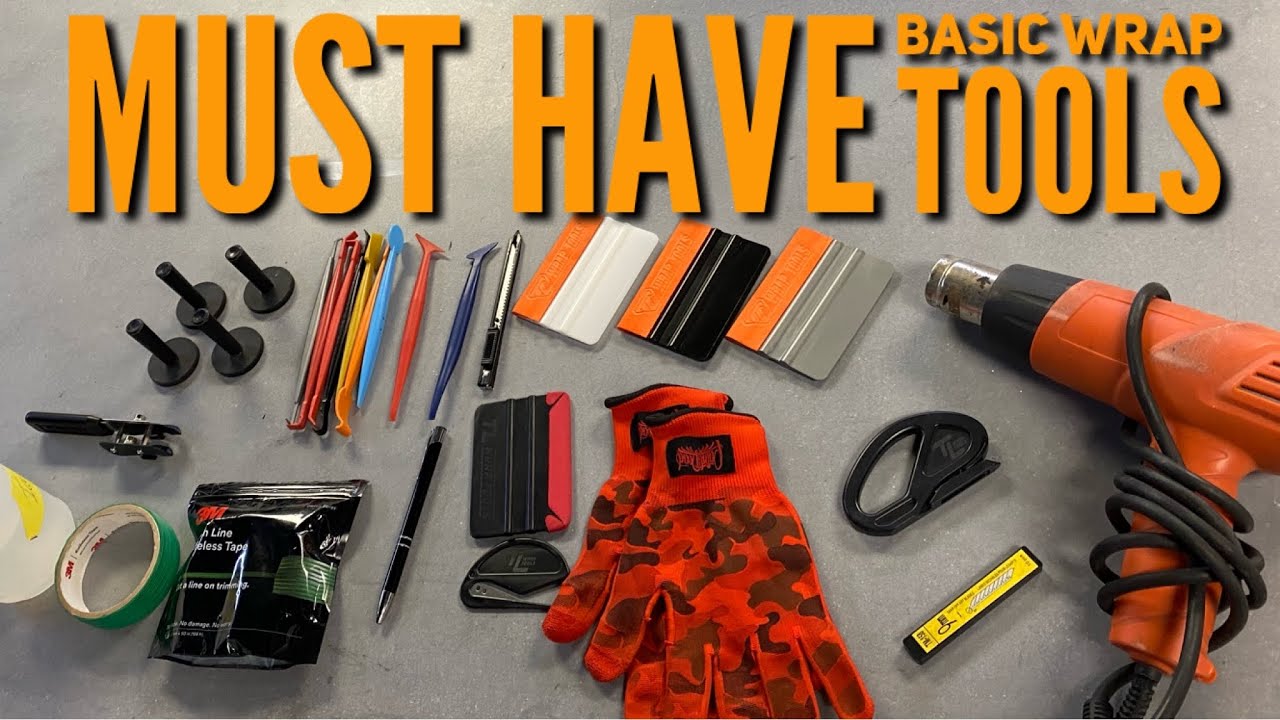 Vinyl wrap tools must have.