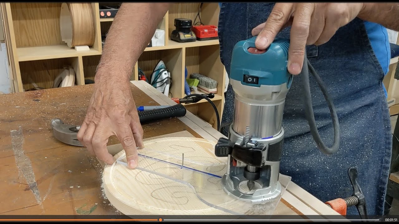 Como hacer la guía para corte circular con el router