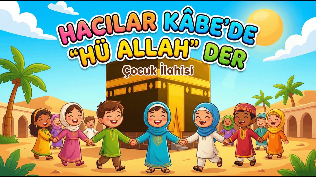 Kabe'de Hacılar Hu Der Allah 🕋 | Sevilen Çocuk İlahileri | Celal Karatüre ve Abdurahman Önül