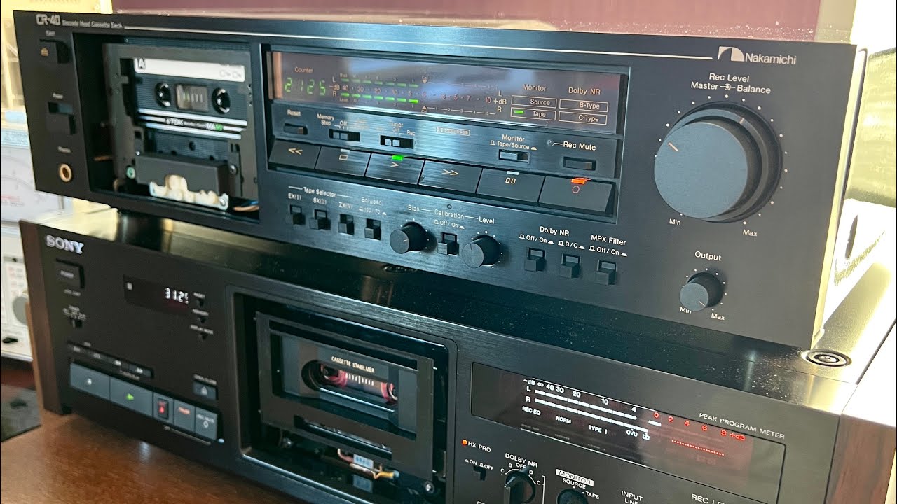 Nakamichi CR-40 против Sony tc-k333esG