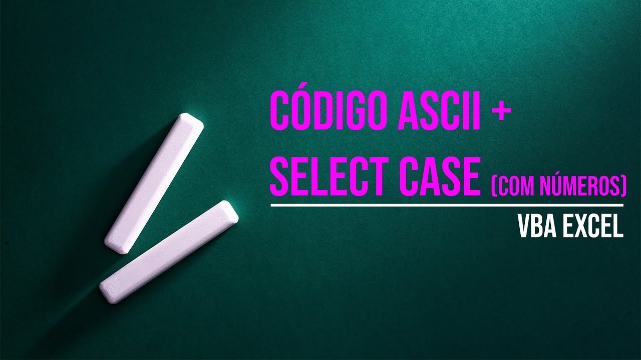 #26 Aula Código Ascii Com Select Case Números VBA Excel | Inserindo apenas números em Textbox