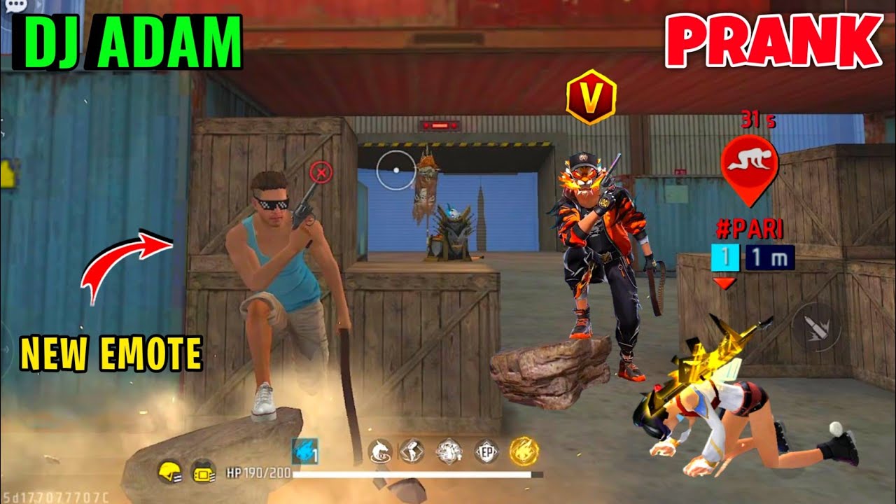 NEW NOOB PRANK FREE FIRE 🔥 जो DAR गया Wo MAR गया 😂 Cute Girl ने दिखाया ATTITUDE 👿 Y GAMING ⚡😈