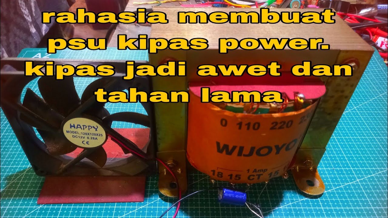 Cara membuat psu kipas power