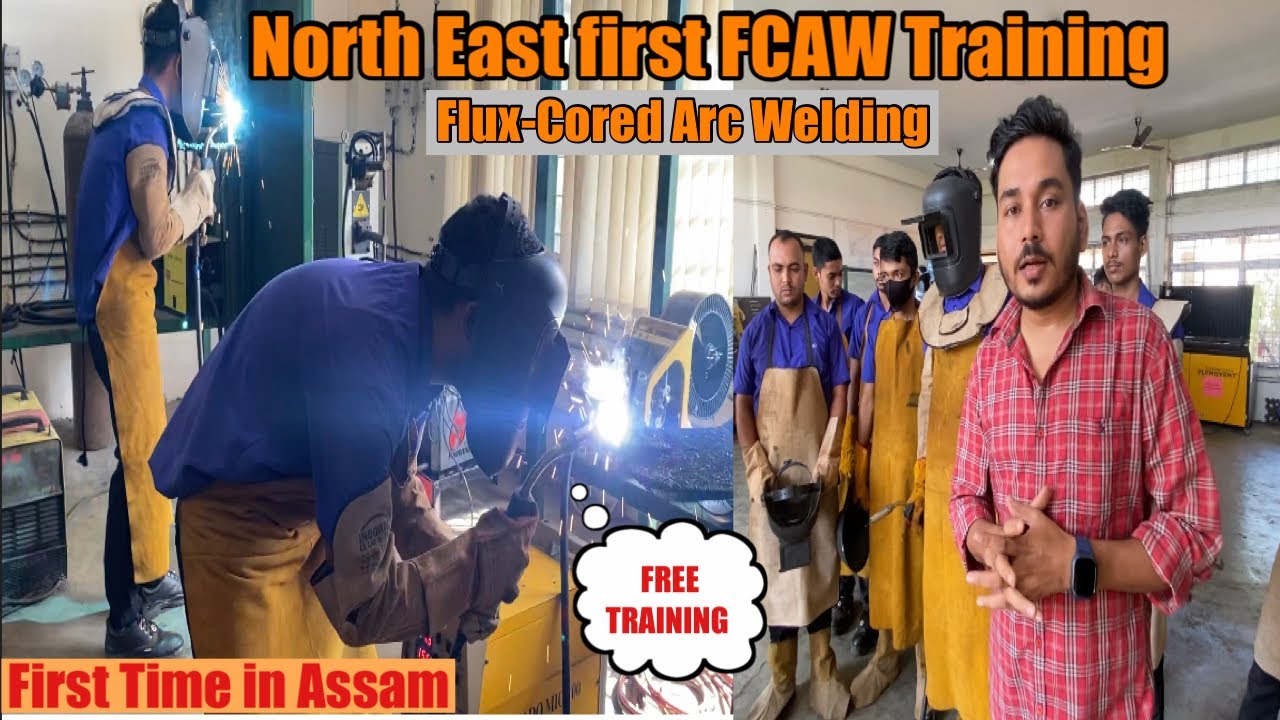 FCAW Training First time in Assam Northeast || Hydrocarbon #fcaw #welding #welder