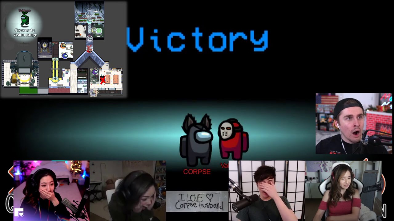 3 minute speedrun impostor win rae & corpse | Rae, Corpse, Sykkuno, Ludwig | Among us Clip [#20]