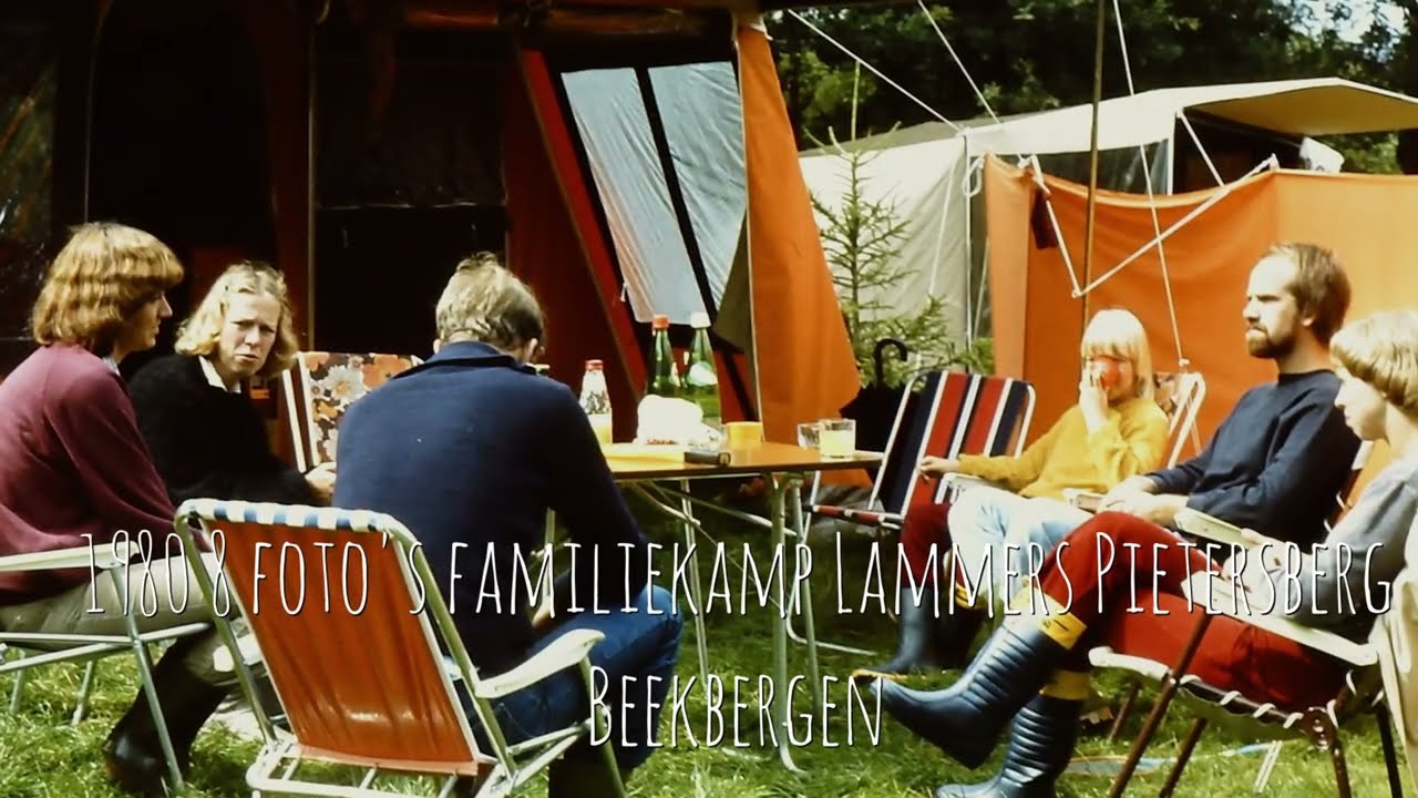1980 8 foto's familiekamp Lammers, Pietersberg Beekbergen