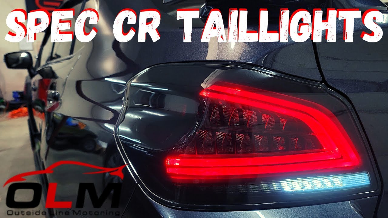 OLM CR Spec Taillights (Smoked) - 2015+ Subaru WRX/STI