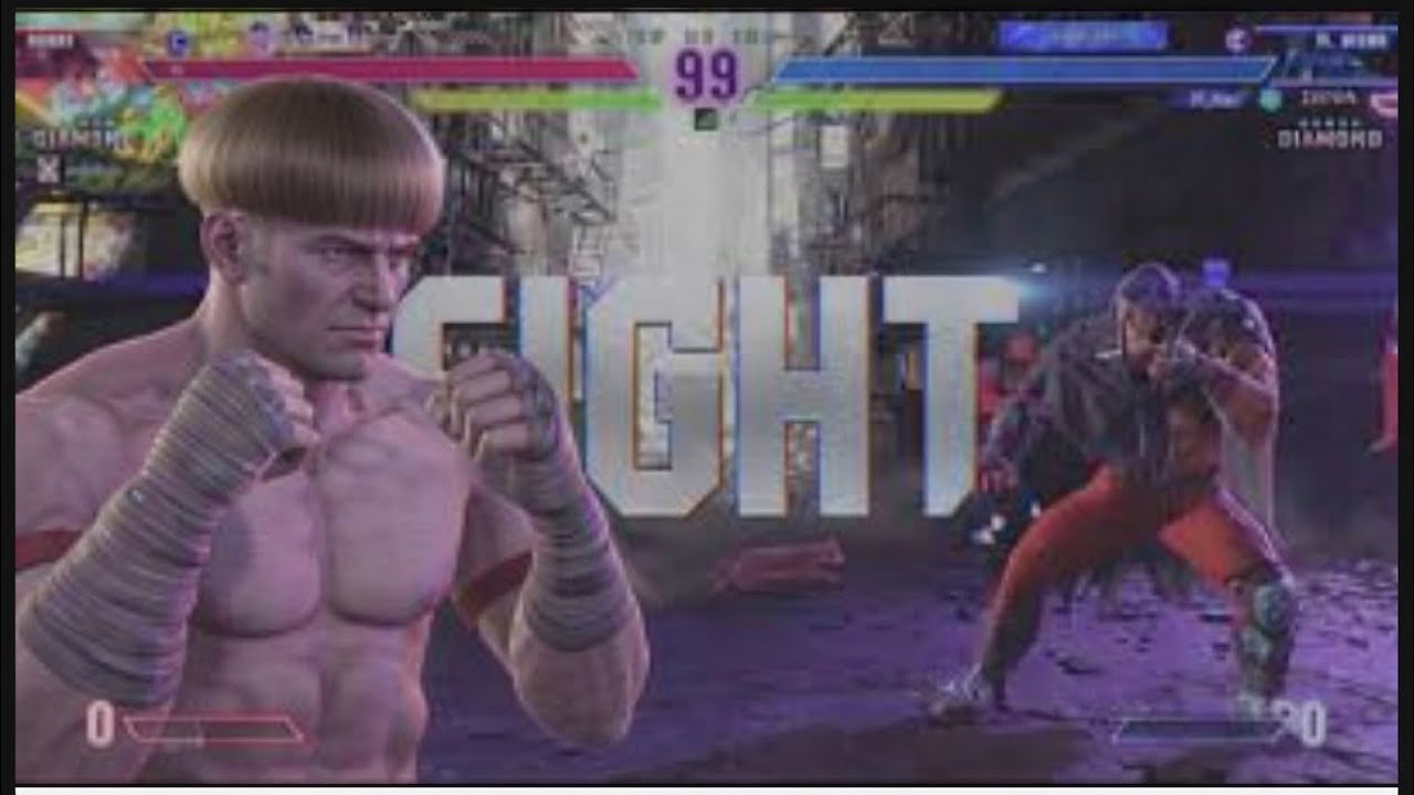 Street Fighter 6 M. Bison VS Sagat