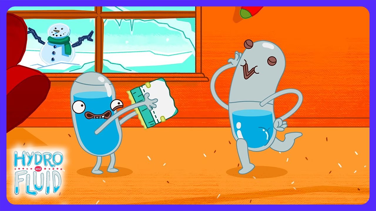 Hydro and Fluid - Neige magique de Noël ! | Dessins Animés | WildBrain Arène d'Action