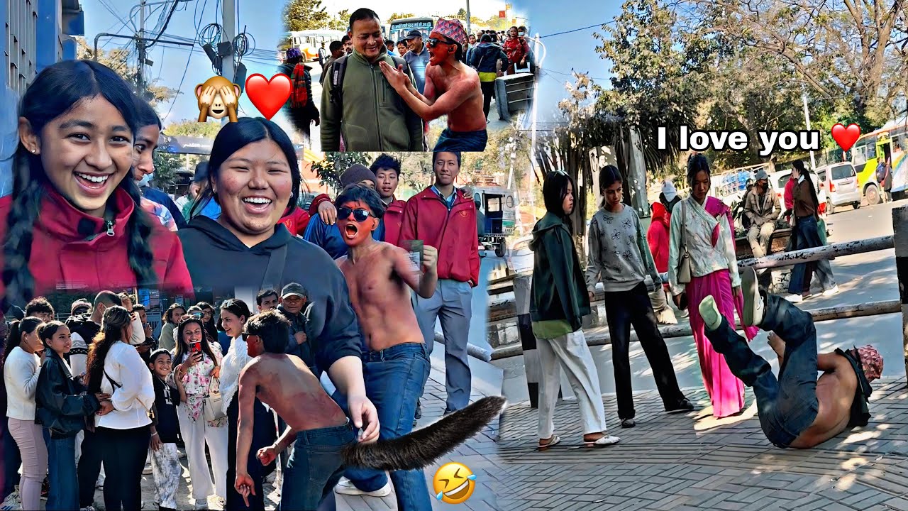 Jaye ghanti 🙏// balen song Crazy Dance In Kathmandu Public 🤣🤣