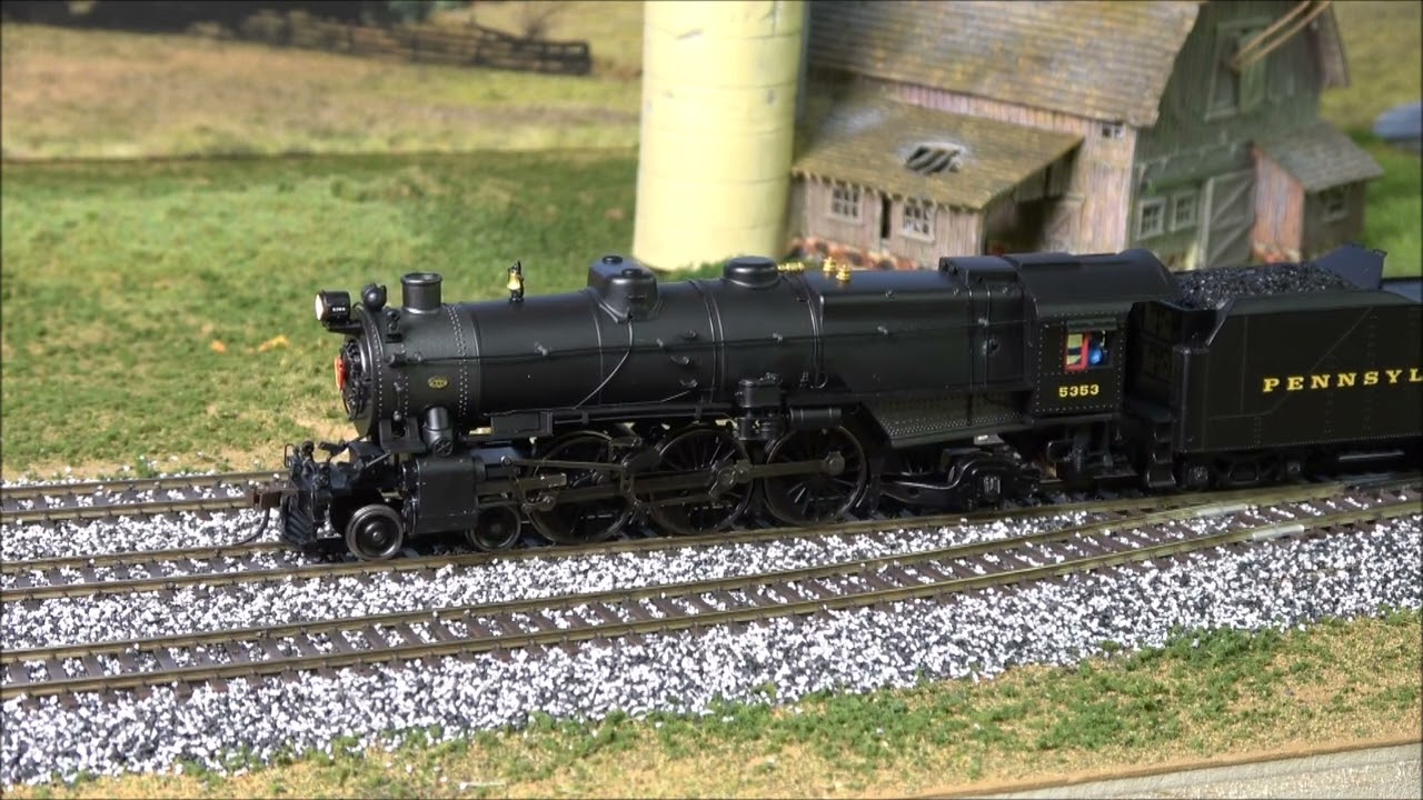 Демонстрация продукта: паровоз Bachmann PRR K4 4-6-2, предвоенный пилотный локомотив