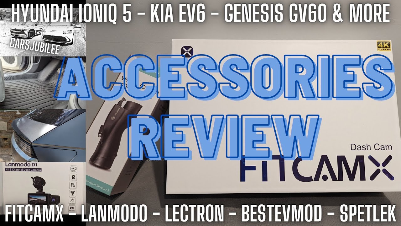 More Awesome Accessories! Dashcams, V2L Adapter & More for Ioniq 5, GV60 and other EVs.