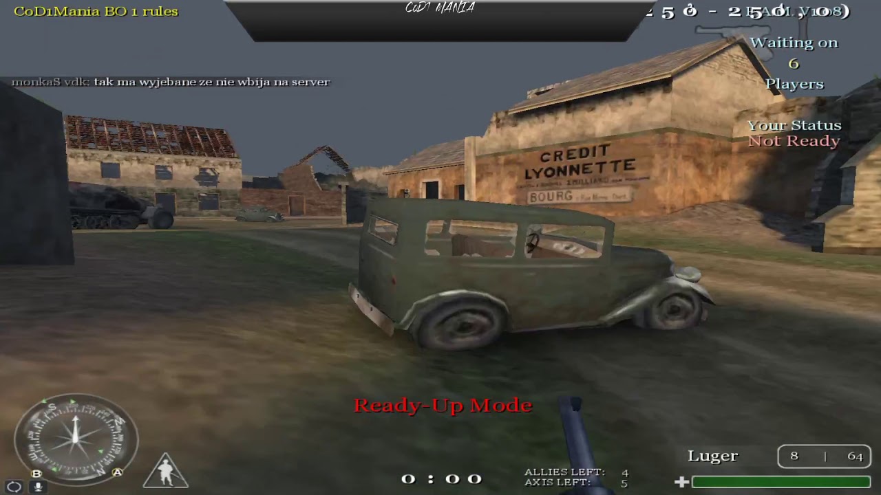 CoD1 Mania Cup #3 - monkaS vs Lamy z Panamy mp_dawnville