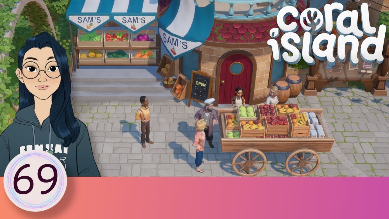Lily's Work Problems and Catching up on Townsfolk Events! - Coral Island - Episode 69