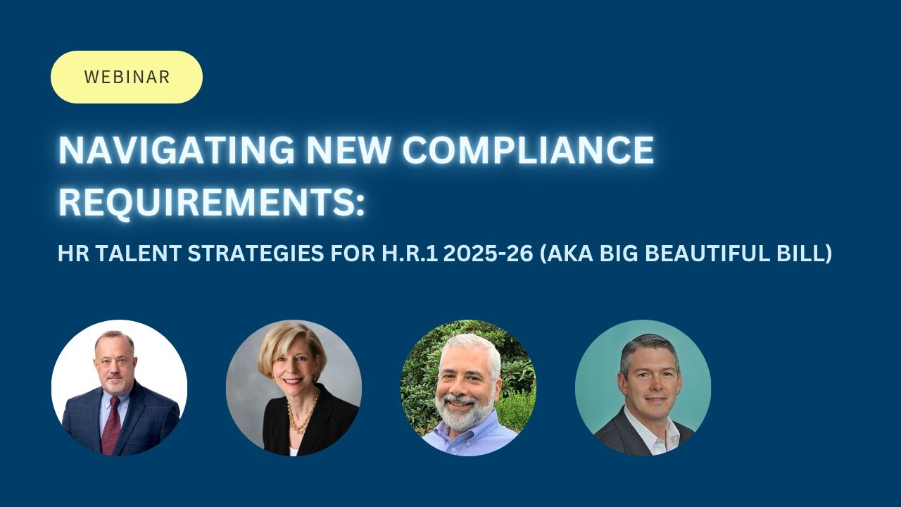 H.R.1 2025: HR Compliance Strategies, Tax Credits & Deadlines