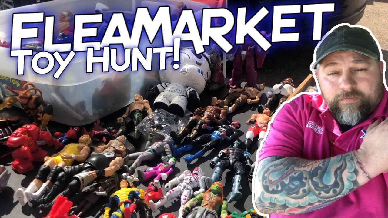 FLEA-MARKET TOY HUNT! Toy Haul!