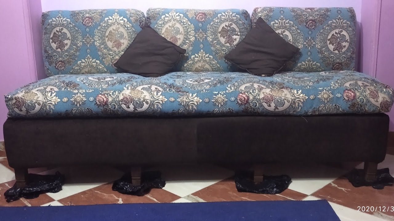 تحويل الكنبه البلدي الي أحلي ركنه