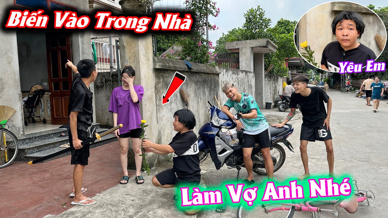 Hoàng Em Cười Vỡ Bụng!! Anh Béo Hót Tik Tok Mua Hoa Cúc Tán Vợ Hiếu Khểnh...