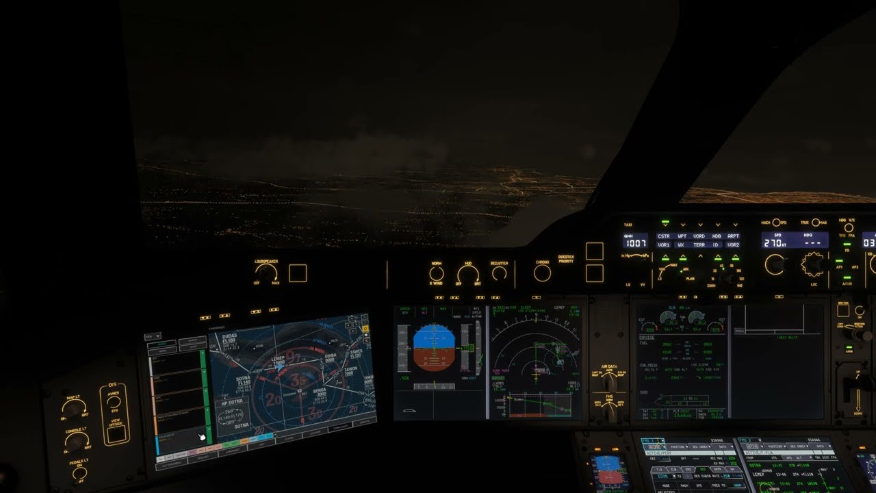 Ultra Realistic Night Landing in Bali/WADD | Singapore Airlines SQ946 A350-900 | MSFS 2024 [4K]
