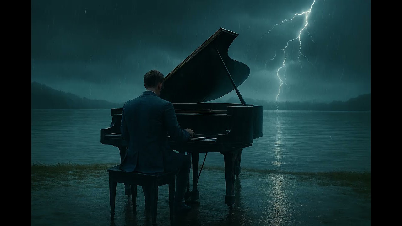 Melancholic Piano Rain Sounds – Deep Work & Concentration Music Vol.4