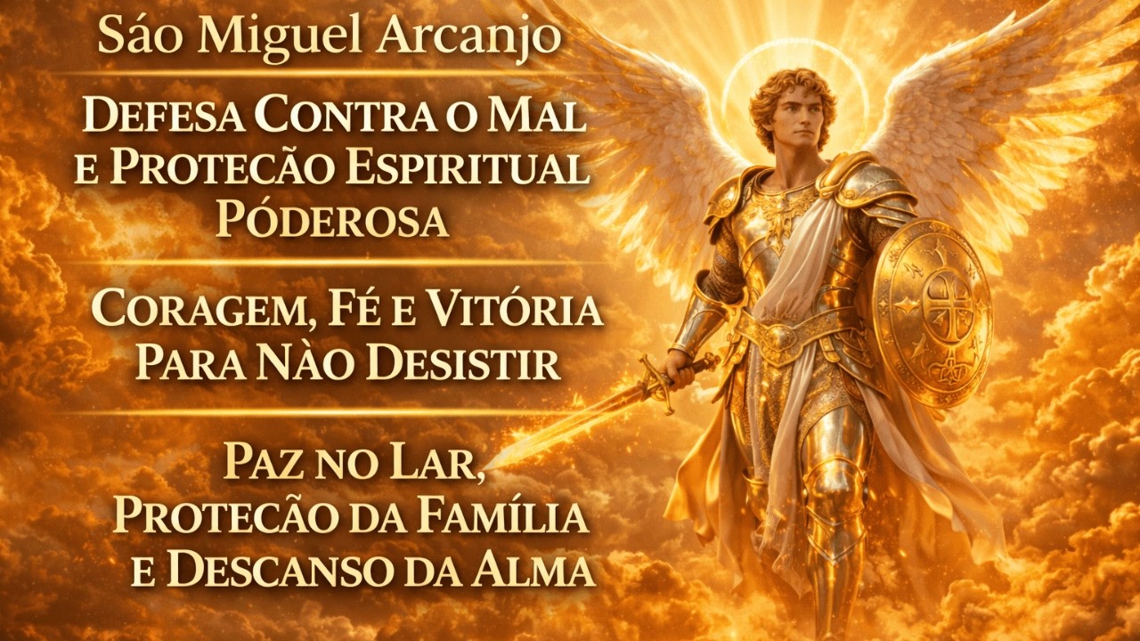 São Miguel Arcanjo | 3 Hinos Poderosos de Proteção, Fé e Vitória