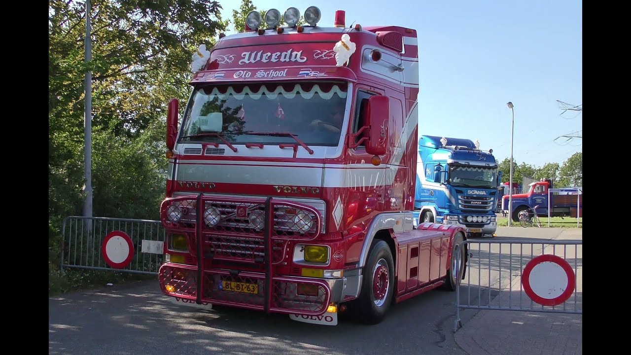 Uittocht Truckshow Krabbendijke 2017 with Scania V8, DAF open Pipes and more in 4K UHD