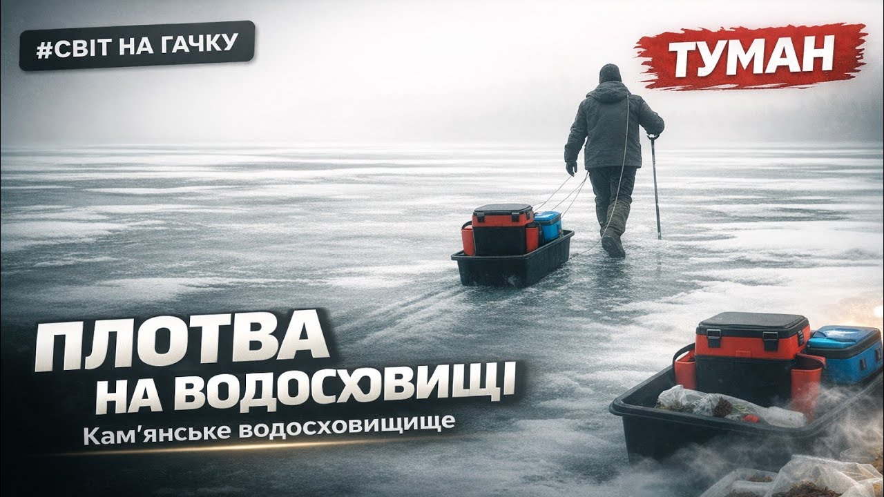 Риболовля в екстремальних умовах! Плітка в тумані на водосховищі — клює як з кулемета!