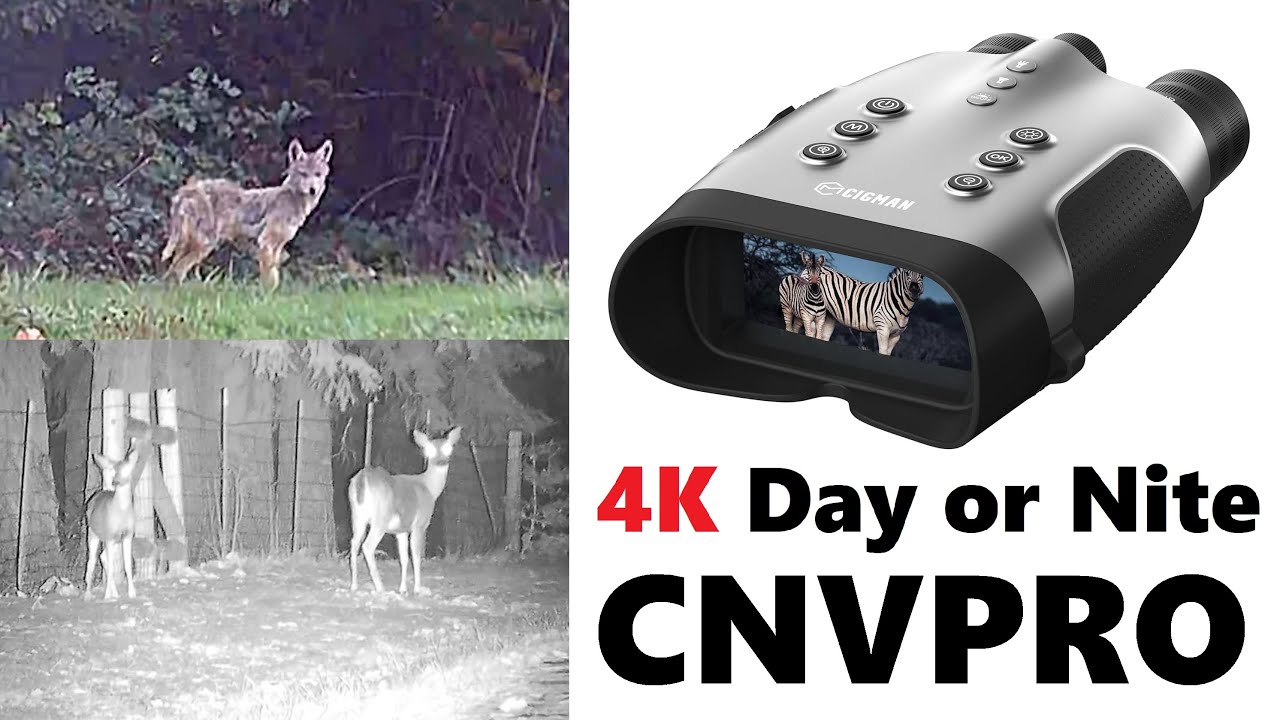 Бинокль ночного видения Cigman CNVPRO (запись в формате 4K) Дневное и ночное видение в формате 4K...