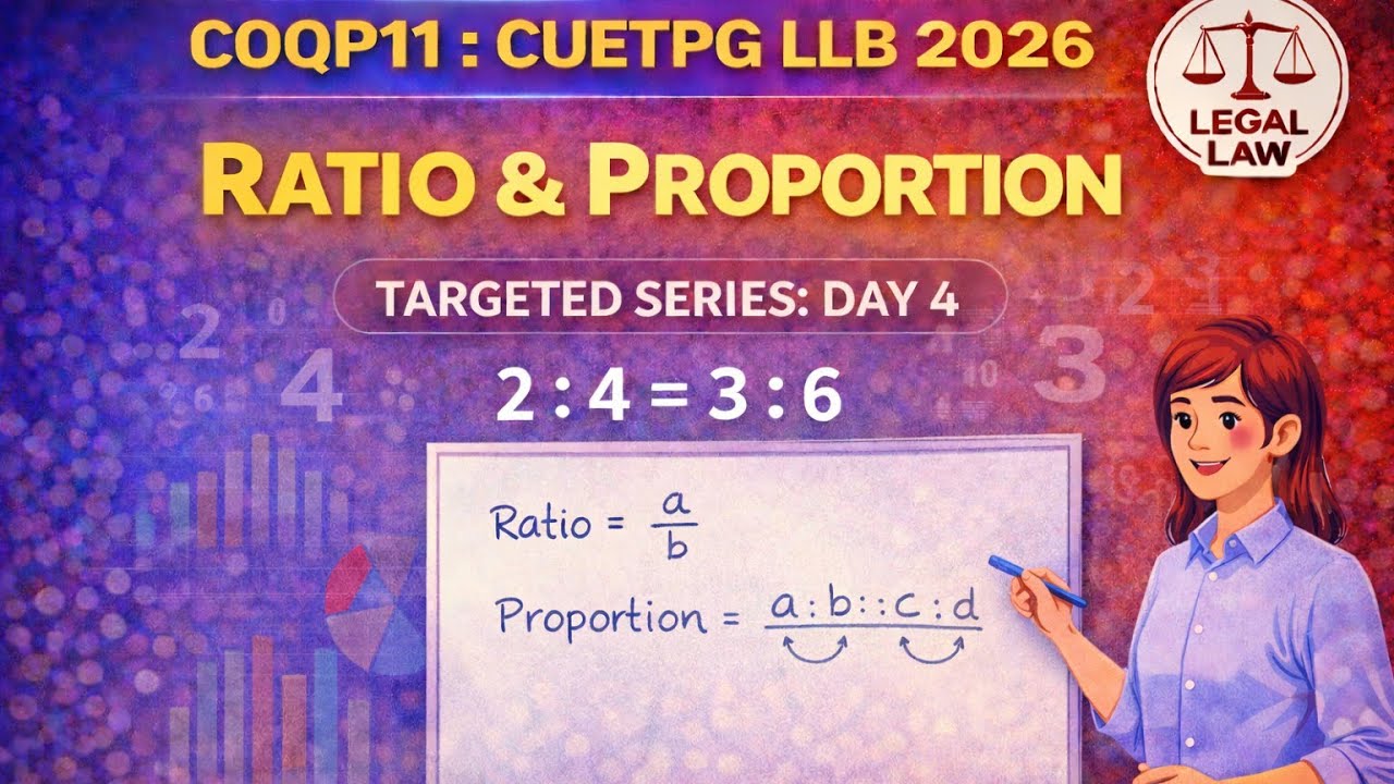 RATION & PROPORTION | QUANTITATIVE APTITUDE | TARGETED SERIES : DAY 4 | CUET PG | SSC