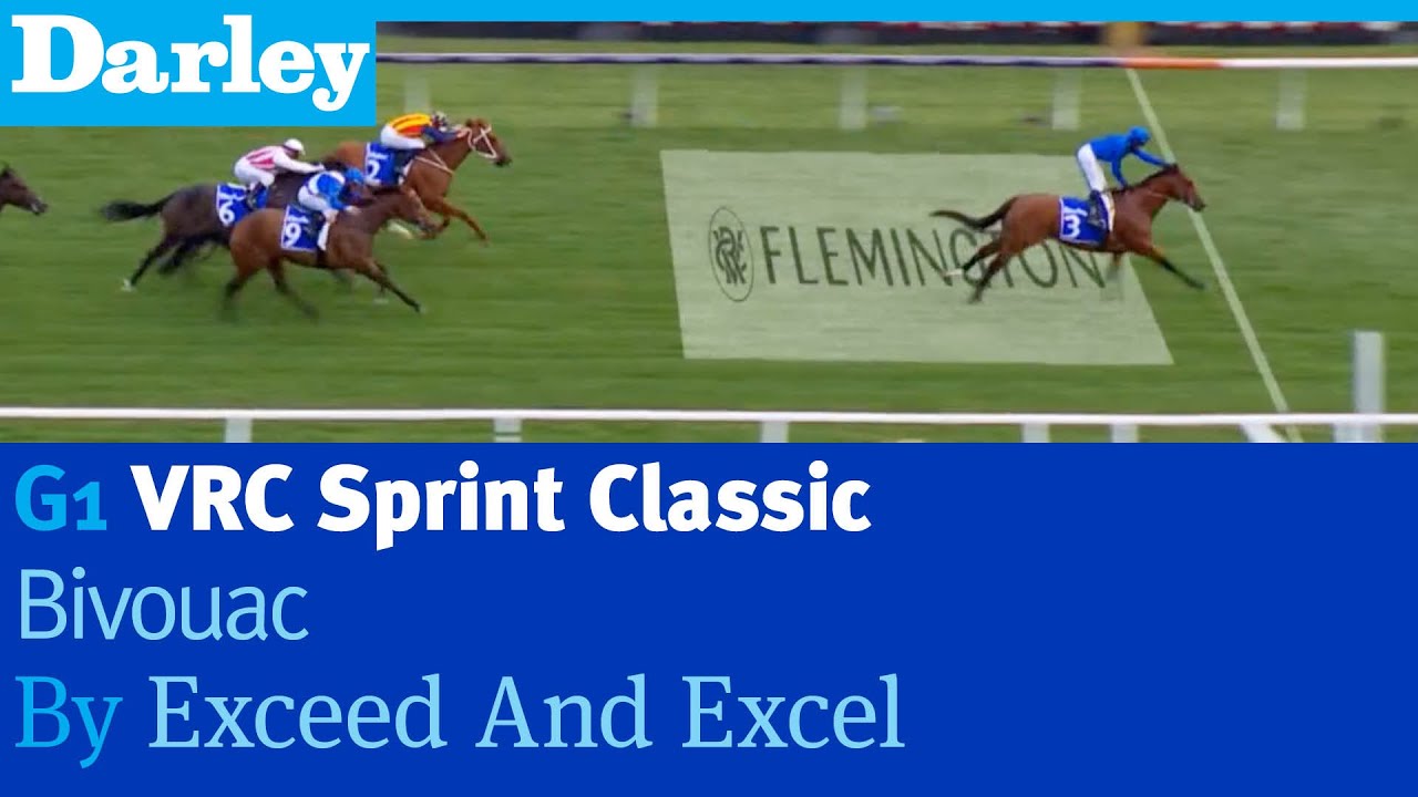 Bivouac by Exceed And Excel wins the G1 VRC Sprint Classic at Flemington