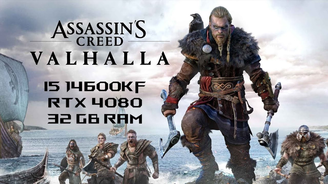 RTX 4080 + i5 14600KF + 32GB RAM - ASSASSIN'S CREED VALHALLA | PERFORMANCE TEST | 4K | 1440p | 1080p