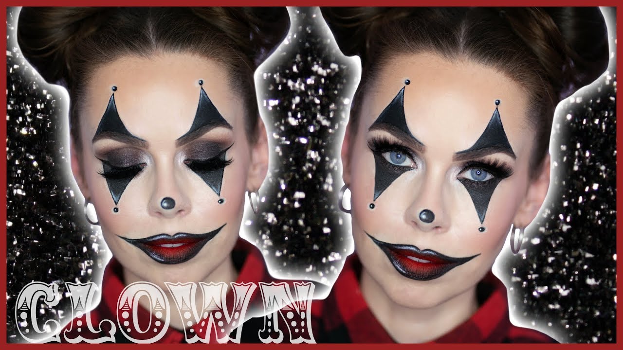 CUTE CLOWN HALLOWEEN MAKEUP TUTORIAL | KLAUN 🤡