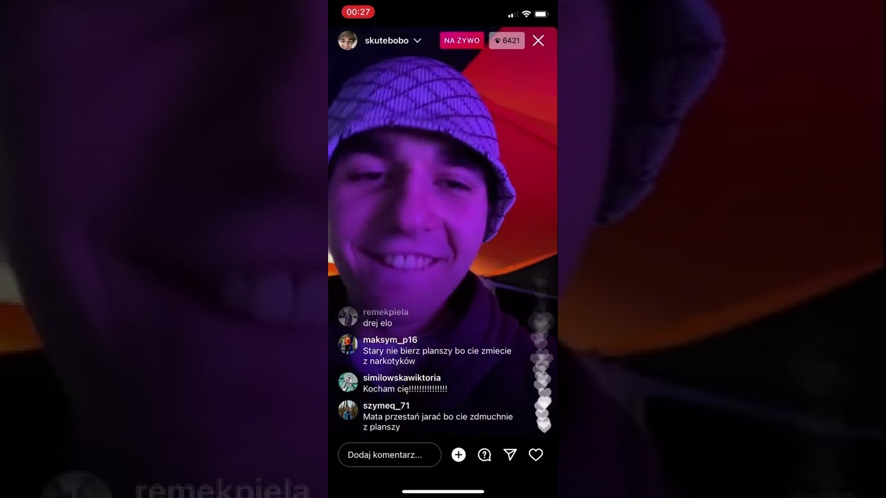 MATA-skute bobo instagram live